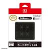 [Nintendo Licensed Product] Nintendo Switch 2 Card Case with 24 Card Pockets, Black