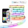 WS2811 WiFi RGBIC COB Neon LED Strip Light Work with Tuya Smart Life Addressable IC RGB Full Dream Color Tape Room Decor Lamp Alexa Google Home