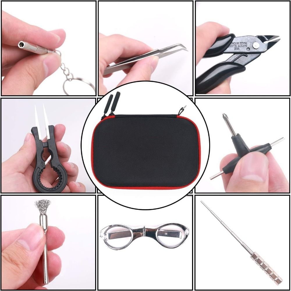 9Pcs/set 9 In 1 Artistic Repair Tool Kit Screwdriver Hand Tool Combination  Coiling Accessories
