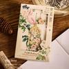 Pendant Hollow Bookmark Chinese Style Floral Painting Bookmark Retro Metal Bookmark  Student