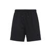 Sportswear Knitted Straight Leg Drawstring Cotton Summer Solid Low Waist Sports Casual Shorts Women Shorts Black CJ3755-010