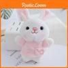 Cute Keychain Rabbit Cartoon Plush Key Ring Girls Backpack Decoration Pendant