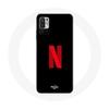 Case - Xiaomi - Redmi Note 10 5G - Soft - Protection - Red Netflix Logo On Black