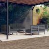 Day and Night - Day and Night Garden Furniture 9 Pieces with Anthracite Pine Wood Cushions