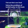 Transparent Automatic Fish Tank Feeder High-Capacity Fish Food Feeding Tools Aquarium Accessories Aquarium Acrylic Feeding Tube