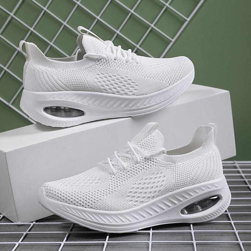 Modern Jazz Dance Sneakers Women Girls Breathable Mesh Dancing Practice Shoes Cushioning Lightweight Fitness Trainers