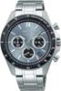 1/5-Second Chronograph Quartz Men's Watch SBTR027 Blue-Gray Metallic [Official Japanese Product]