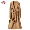 100% Wool Women Coat Autumn Wool Long Coat Handmade Pea Coat Winter Warm Wool Long Jacket Overcoat