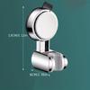New Unique Horizontal Setting Suction Cup Handheld Shower Head Holder Large Shower Head Supports Relocatable Wall Mounted