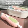 Electric Nail Clippers Baby Nail Trimmer with LED Light Portable Rechargeable Children's Manicure Kit for Babies Daily Use