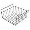 [BLKP] PEARL METAL Under-Cabinet Storage Rack, Basket, Hanger Basket, Kitchen Under-Cabinet Storage, Wide and Deep, Black, AZ-5179