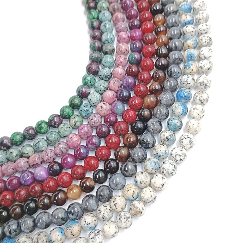 6/8/10 Mm For Jewelry Making Jewelry Accessories Loose Spacer Beads Natural Stone Beads DIY Bracelet Necklace Handmade Round Handmade Material