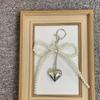 Sweet Heart Bowknot Beaded Keychain Pendant Lovely Hangings Decorations Keyring Charm for Purse Bag Backpack Handbag
