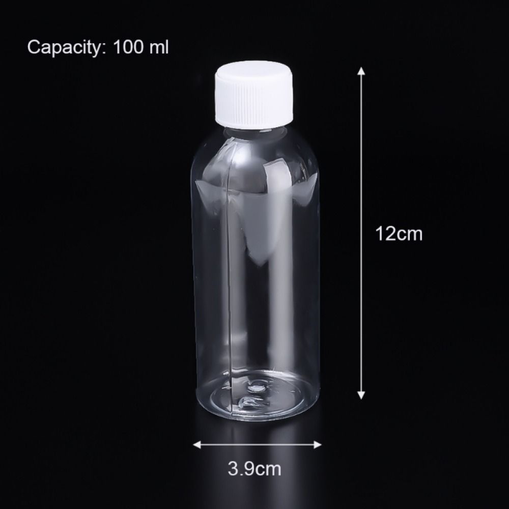 10Pcs Plastic PET Cosmetics Containers Travel Bottle Lotion Container Shampoo Liquid Powder