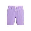 Polo Ss24 Solid Color Logo Embroidered Drawstring Casual Shorts Men Shorts Light-Purple 710829851-052