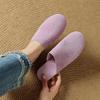 New Casual Flat-bottomed Slippers Women's Summer Women's Bag Head Slippers One Pedal Set of Feet Beef Tendons Soft Bottom Leather Sandals
