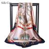 High-quality Luxurious Silk Scarves Headband Scarfs Neck Scarf For Women Chain Silk Scarf Women's Decorative Shawl