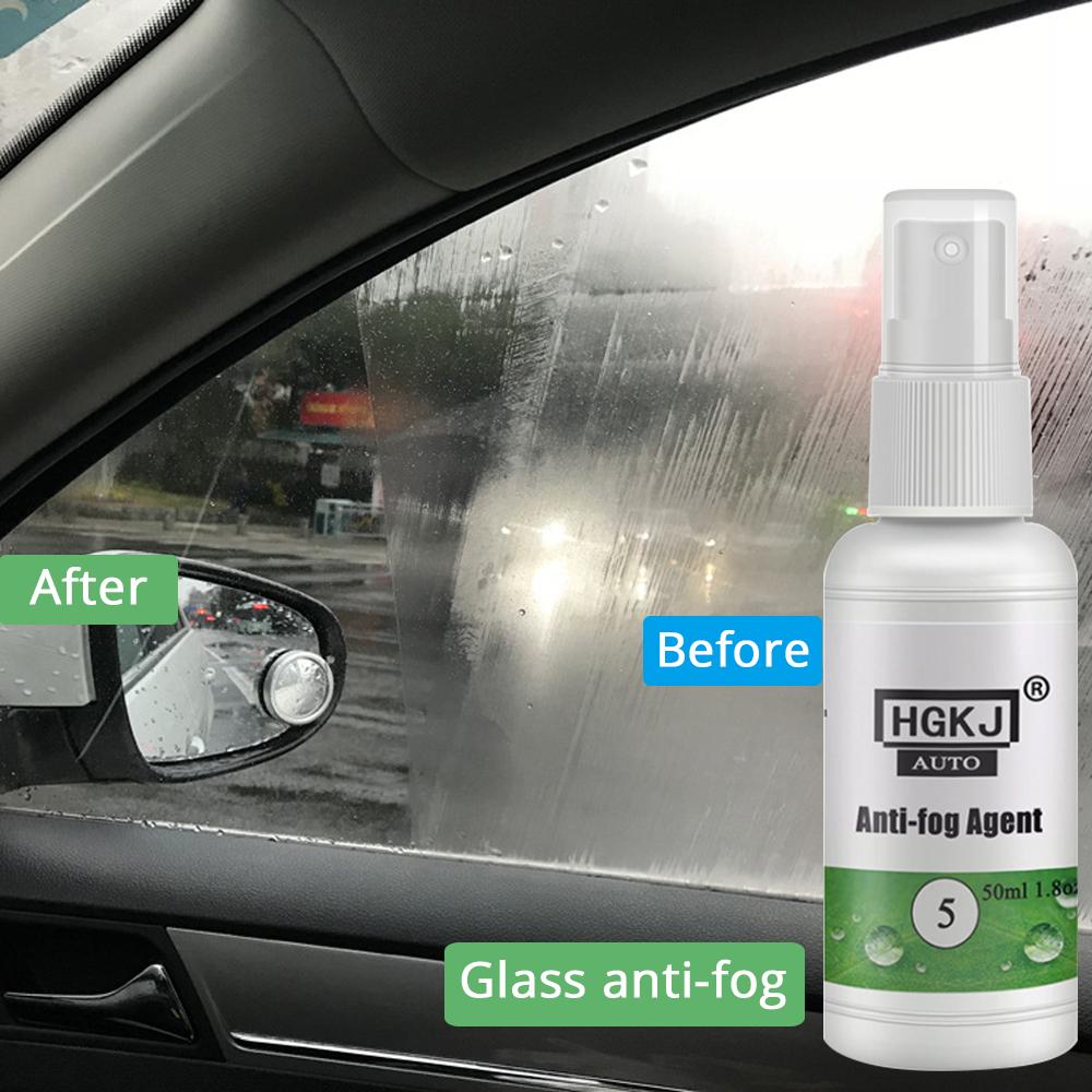 HVIERO-5 20/50/100ml Car Window Spray Glass Cleaner Paint Care Shampoo Polishe Waterproof Rainproof Anti-Fog Agent Water Repellent