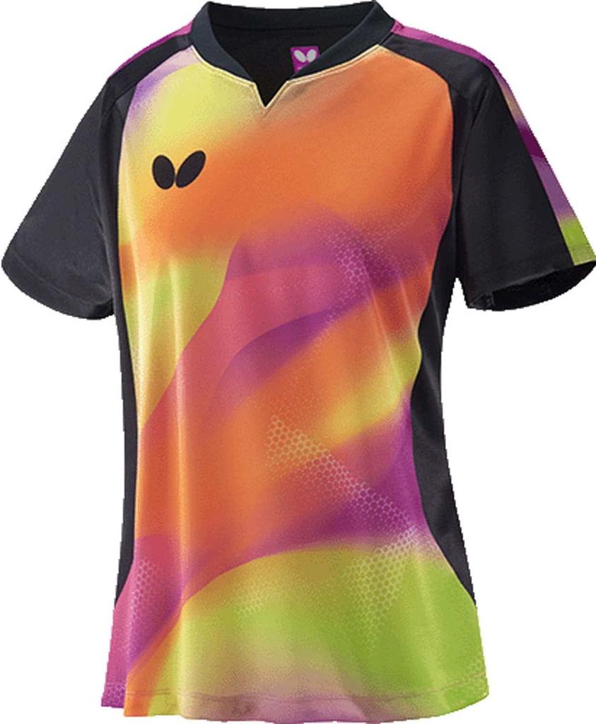Game Shirt Gresley Shirt Fresh Orange S [Butterfly] Women's (053)