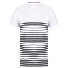 Front Row Unisex Adult Breton Striped Tagless T-Shirt