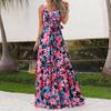 Women's Fashion Summer Printed Long Skirt Dress Casual Dresses