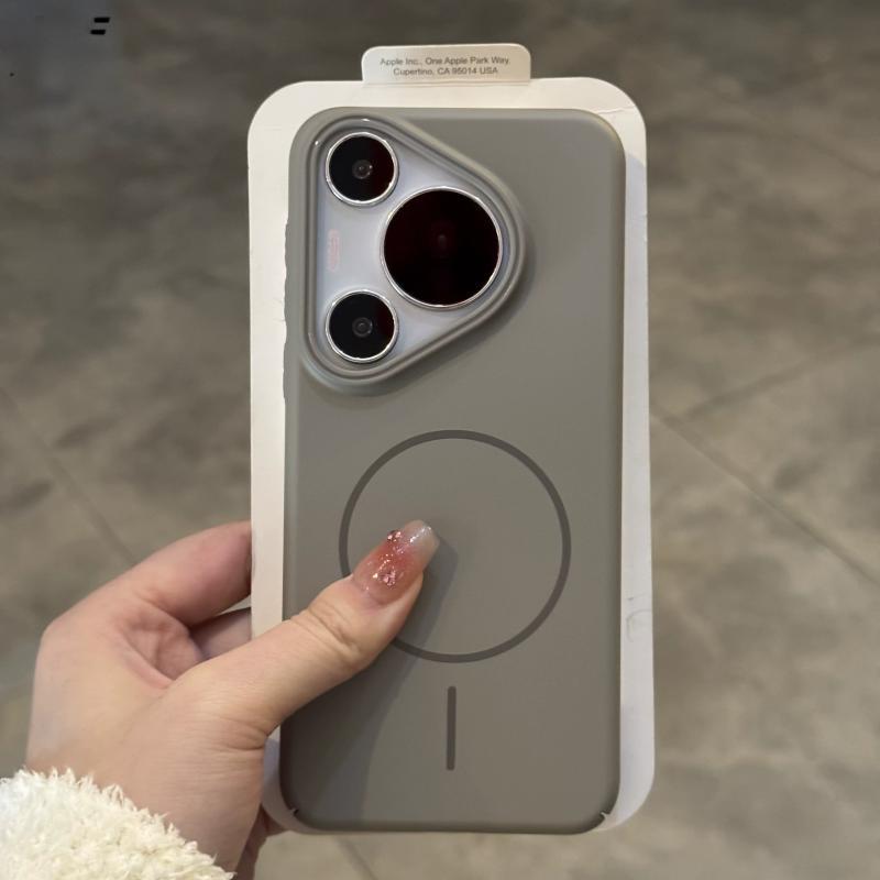 Чехол для HUAWEI Pura 70 Ultra Pura 70 Pro Простой и мягкий магнитный ПК приятный на ощупь противоударный чехол для HUAWEI P60 Pro Funda