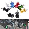 2Pcs 8/10mm Metal Motorcycle Motorbike Swingarm Spools Slider Bolt Accessories