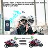 KEBIDUMEI 1/2x Motorcycle Intercom Headset Helmet For 2 Riders Intercommunicator Moto 300M Waterproof Music Sharing Interphone