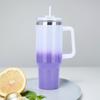 40oz Straw Insulated Tumbler with Handle Double-Layer Insulated Cup Stainless Steel Vacuum Thermal Insulated Mug for Women Men