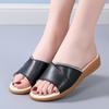 Women Slide Slippers Summer Open Toe Sandals Outdoor Casual White Slippers for Mother