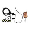 12V 6W 4in1 LED Eagle Eye Emergency Strobe Lamp Wireless DRL Remote Control Daytime Running Light