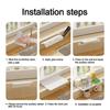 Large Size Kitchen Storage Rack Plastic Self-draining Sink Shelf Soap Basket  Bowls/Chopsticks