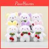 Rabbit Cherry Plush Toy Pp Cotton Stuffed Animal Keychain For Gift Kids
