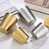 Hammered Texture Double-Wall Beer Cups Stainless Steel Milk Mugs Cold Water Drinks Cup  Drinkware