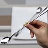 Round Dinner Dessert Long Coffee Stainless Steel Handled Tea Teaspoon Spoons