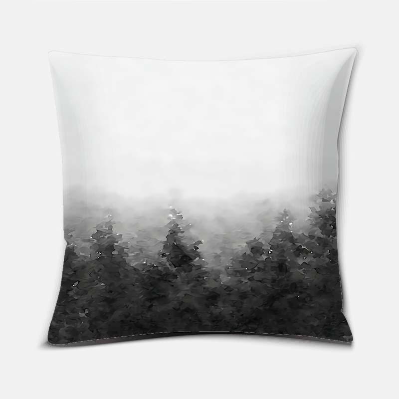 Oil Painting Scenery Series Pattern Decoration Pillowcase Square Pillowcase Home Office Decoration