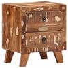 VidaXL Bedside Table 40x32x46 Cm Solid Reclaimed Wood 4104513