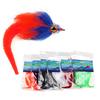 5PCS/Pack Size S Magnum's Dragon Tail for Pike Musky Strearmer Fly Saltwater Fishing Bait Fish Fly Tying Material