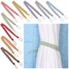 Durable Simple Modern Practical Satin Voile Strap Tie Backs Braided Tiebacks Curtain Holder Rope