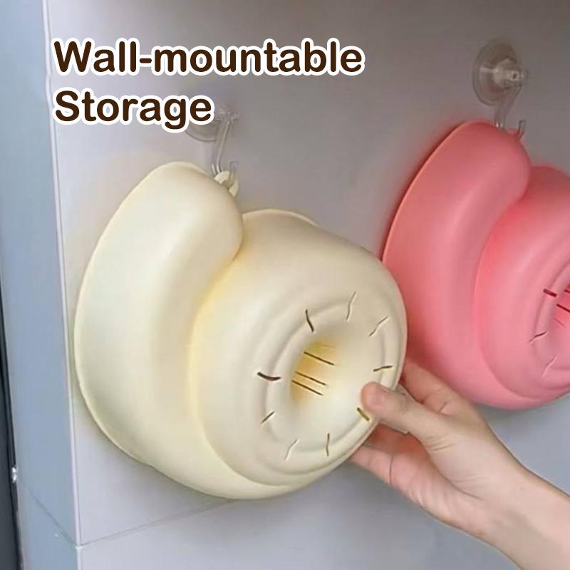 Small Snail Automatic Drain Basket Hanging Dry And Wet Separation Fruit And Vegetable Filter Basket Punch-Free Sink Drain Rack