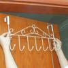 7 Hooks Over Door Bathroom Hanger Coat Clothes Hat Bag Towel Hanging Rack Holder