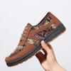 2025 Old Beijing Cloth Shoes Men's Casual Sports Work Shoes Flat Sole One Pedal Beef Tendon Sole Men's Shoes Casual Dad Shoes