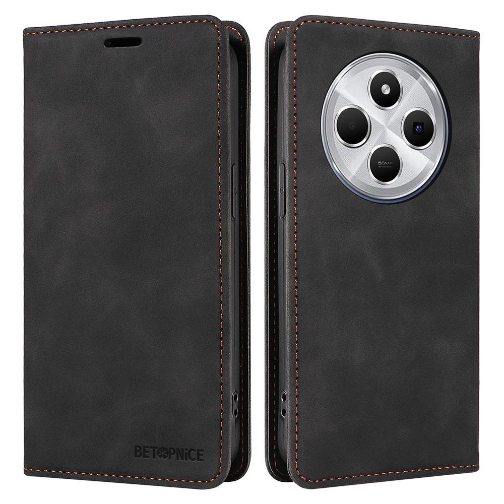 BETOPNICE For Xiaomi Poco C75 4G/Poco M7 5G/Redmi A3 Pro 4G/14R 5G/A4 5G/14C 5G/14C 4G Wallet Case Leather Phone Cover with Stand