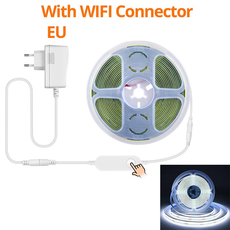 Tuya Smart Life COB LED Strip Indoor Lamp 320LEDs/m Flexible Tape Ribbon 3000-6500K RA90 Led Lights Work With Alexa Google Home