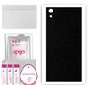 apgo Protective Skin Sticker for the Back Compatible with Sony Xperia XA1 Ultra, Wrap Film, Foil, Vinyl - Pattern Matte Black