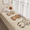 Cartoon Bay Window Floor Mat Thickened Four Seasons Universal Balcony Mat Cute Tatami Mat Ins Sill Mat Carpet