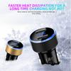 3.1A Dual Usb Car Charger 2 Ports Lcd Display 12V Car Cigarette Lighter Power Adapter Socket Car Phone Charger for iPhone Xiaomi