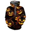 Lantern Pumpkin Pattern 3D Printed Halloween Hoodie Men Kid Fun Street Hoodie Personalized Women Sports Pullover Sweatshirt