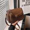 Niche Design Korean Simple Small Square Bag Solid Color Fashion Shoulder Versatile Messenger Women'S Bag