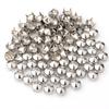 100Pcs Silver Copper Round Cone Rivet Spike Studs Spots DIY Rock Punk 8mm